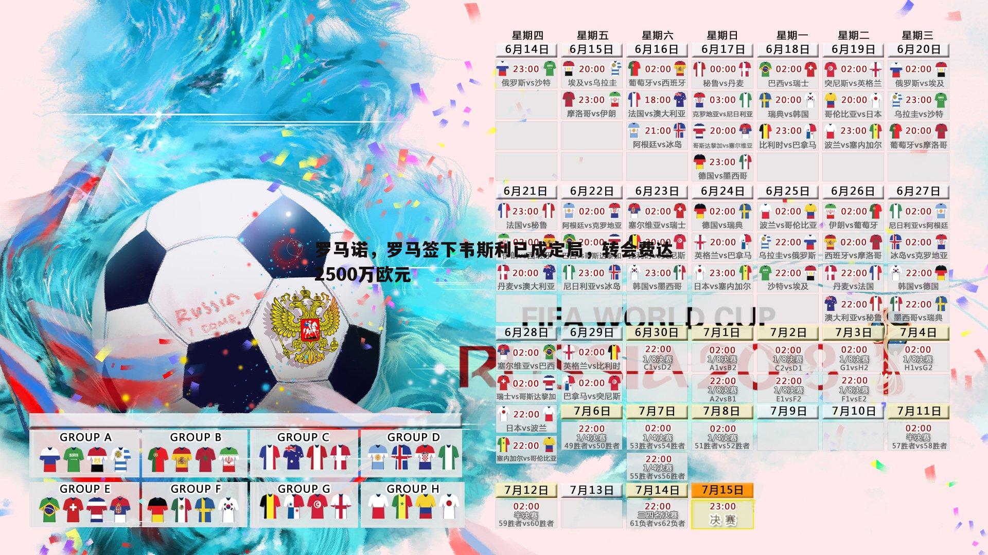 罗马诺，罗马签下韦斯利已成定局，转会费达2500万欧元